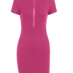 Chic Pink Mini Bodycon Dress